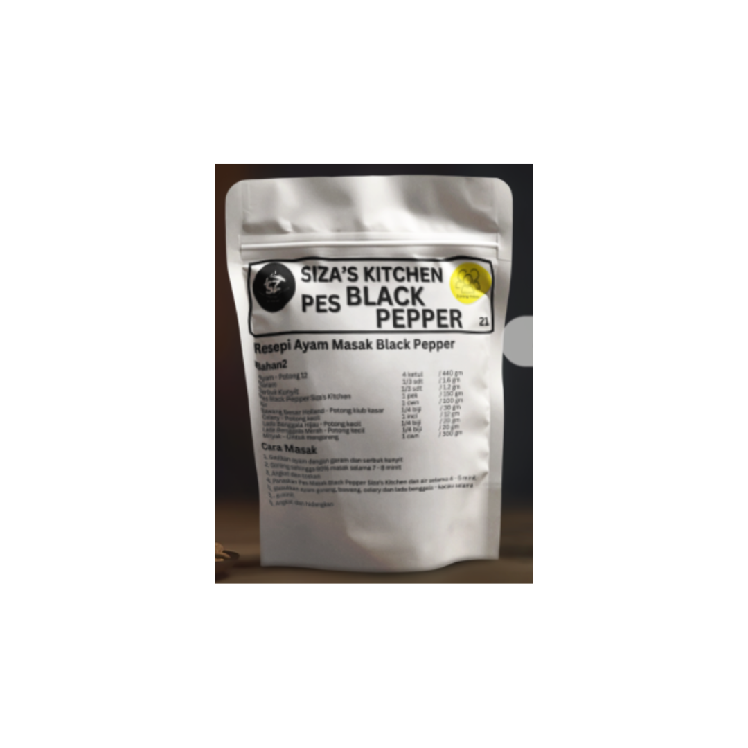 Pes Black Pepper  Ayam Siza’s Kitchen 150g
